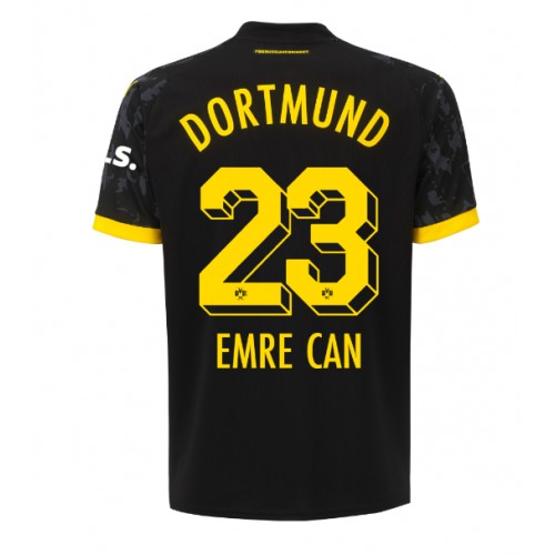 Pánský Fotbalový dres Borussia Dortmund Emre Can #23 2023-24 Venkovní Krátký Rukáv